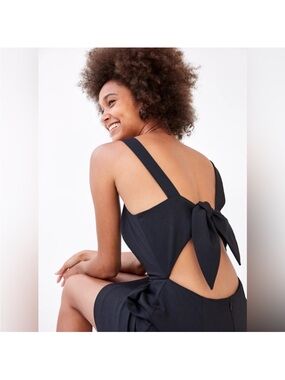 ARITZIA WILFRED Aperature Tie-Back Dress black size 8US